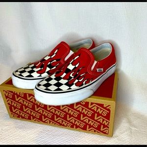 Slip on flame vans
